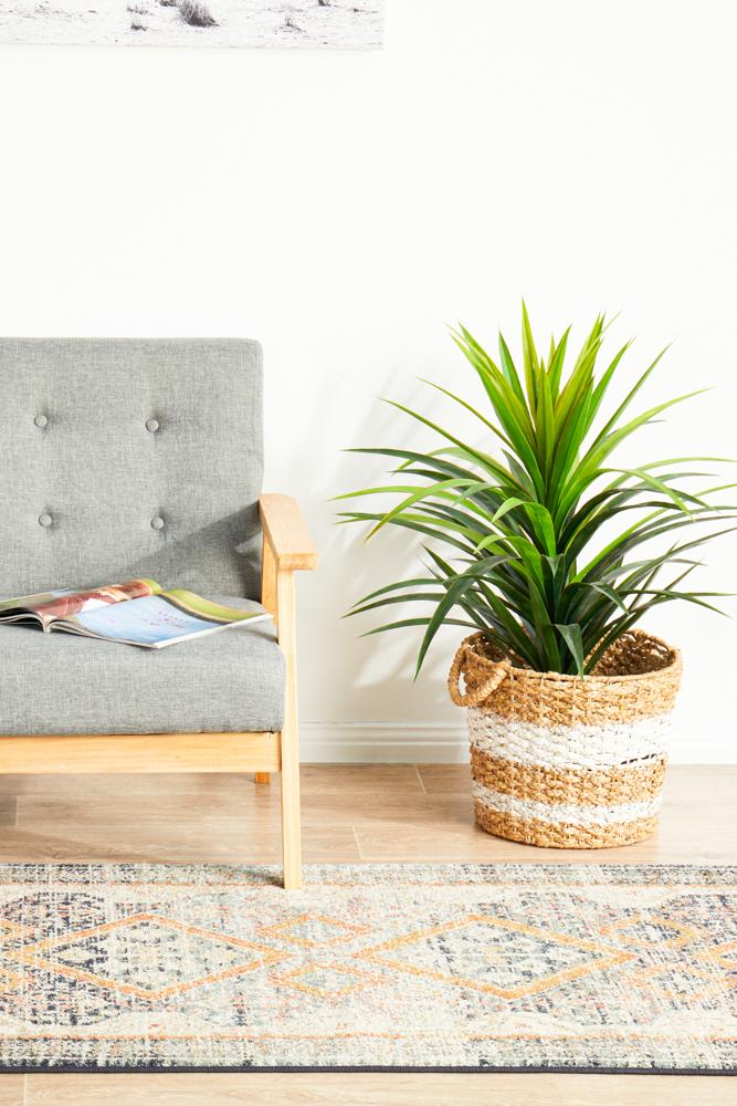 Bequest Souvenir Navy Runner Rug