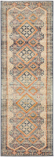 Bequest Souvenir Navy Runner Rug