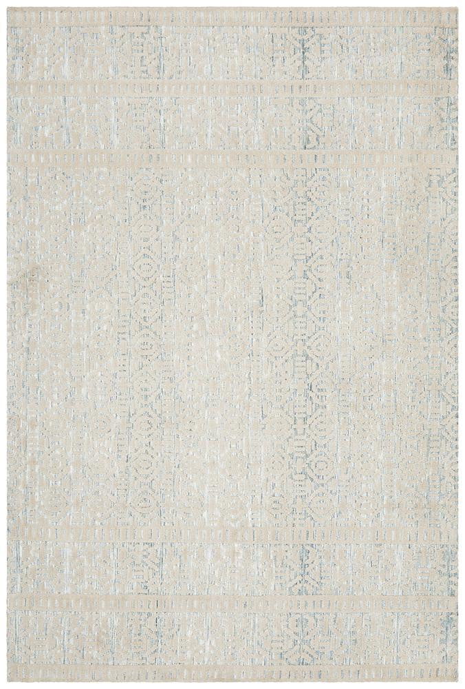Denim Lacy Blue Ivory Rug