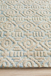 Denim Lacy Blue Ivory Rug