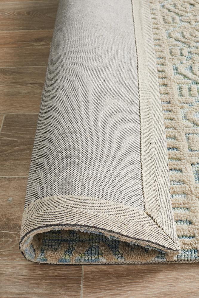 Denim Lacy Blue Ivory Rug