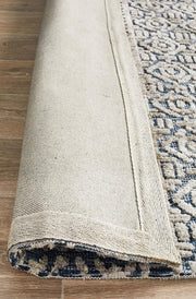 Denim Moria Navy Grey Rug