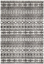 Denim Yasman Ivory Black Rug