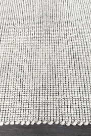 Ninnutsg Folt Wool Black Rug