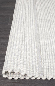 Ninnutsg Folt Wool Grey Rug