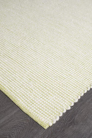 Ninnutsg Folt Wool Pistachio Rug