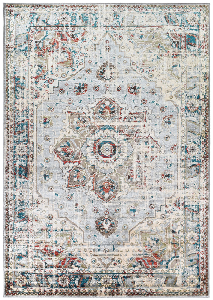 Ravers Traditional Grey Rug