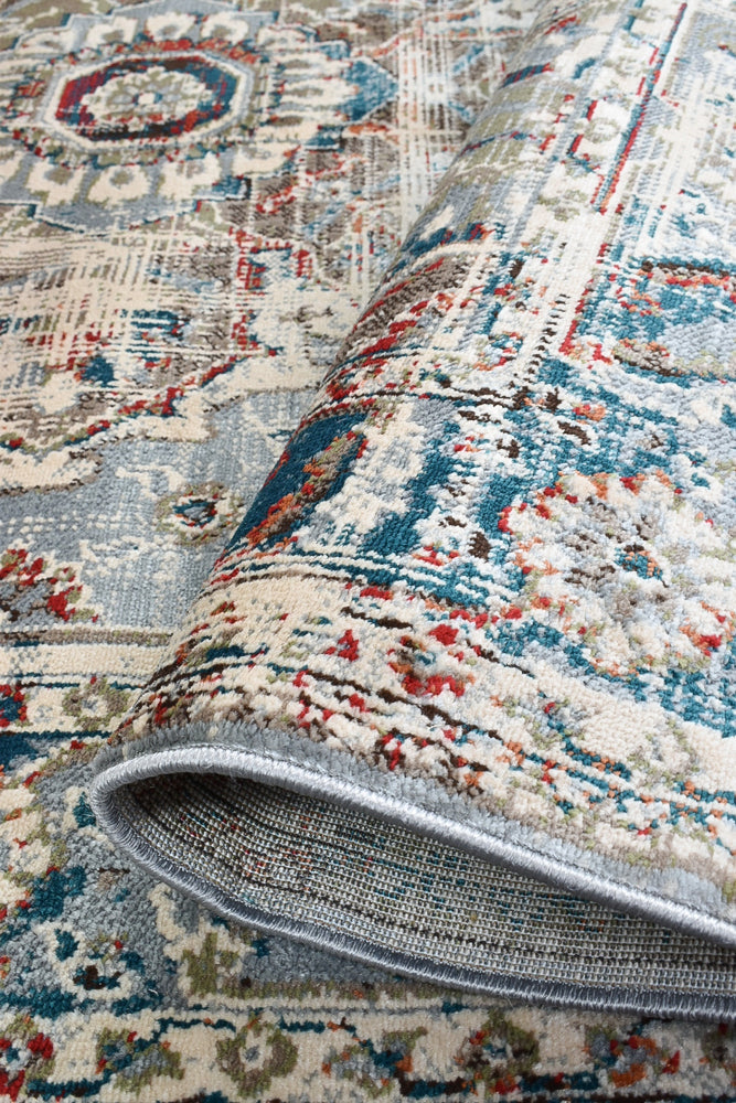 Ravers Traditional Grey Rug