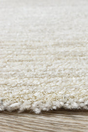 Scandinavian Shaggy Plain Natural Rug