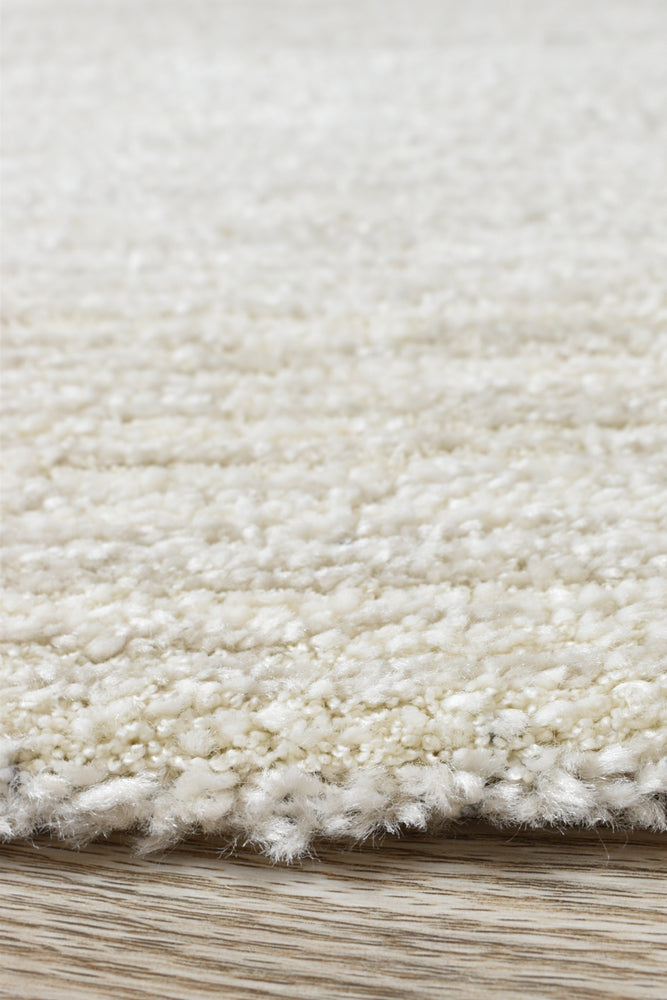 Scandinavian Shaggy Plain Natural Rug