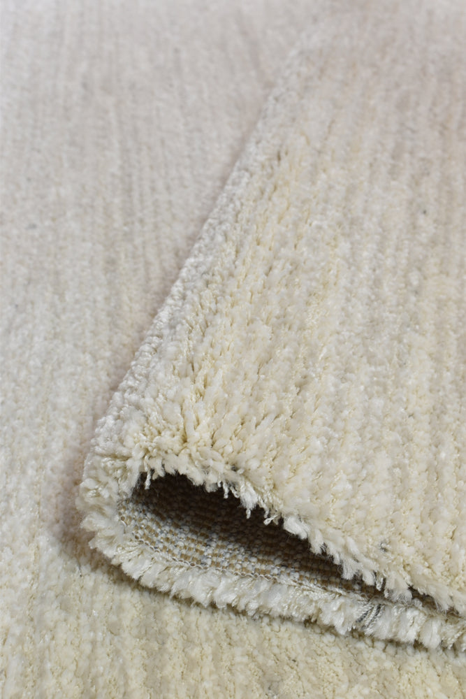 Scandinavian Shaggy Plain Natural Rug