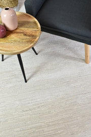 Scandinavian Shaggy Plain Natural Rug