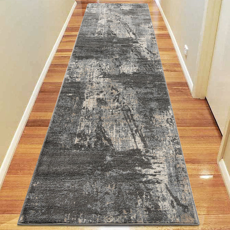 Lotos Brink Grey Runner Rug