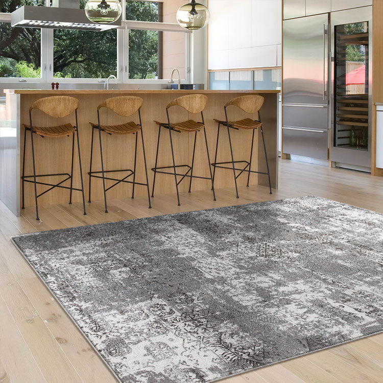 Lotos Bound Grey Runner Rug