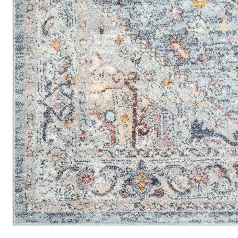 Phoebe Musing Blue Runner Rug