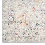 Phoebe meditating Light Grey Runner Rug
