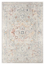 Phoebe meditating Light Grey Rug
