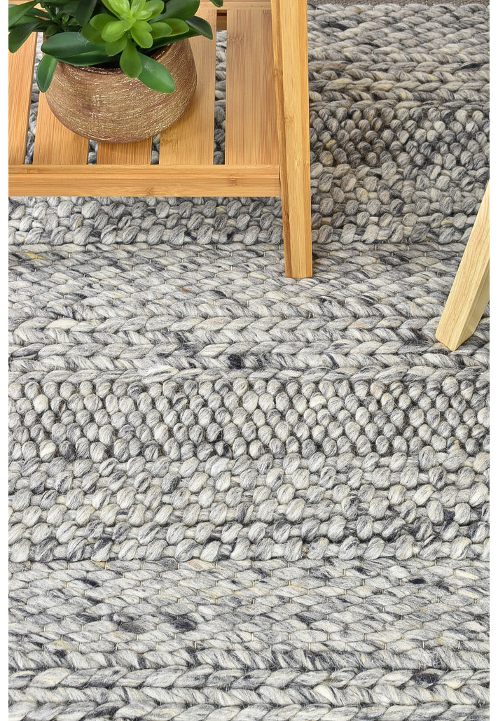 Normandy Grey Wool Rug