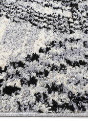 Mansur Grey Boho Diamond Rug