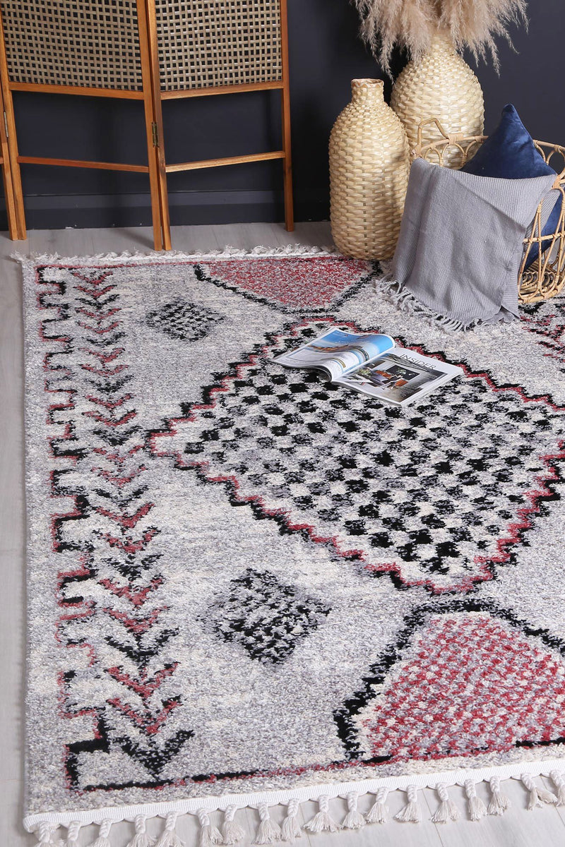 Mansur Multi Pink Bohemian Rug