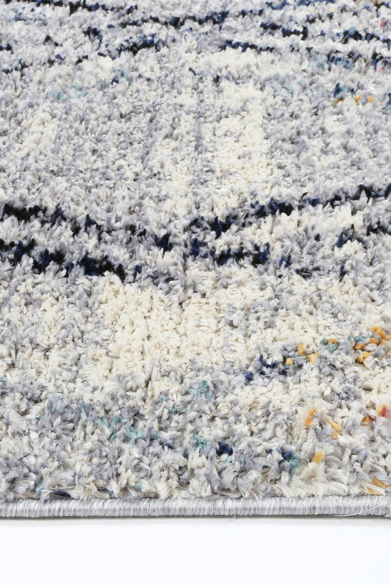 Mansur Grey Muti Line Rug