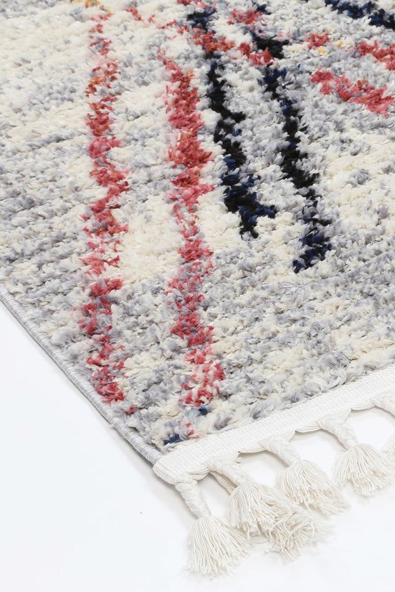 Mansur Grey Muti Line Rug