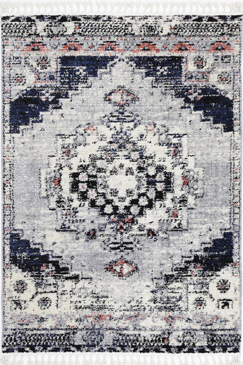 Mansur Blue Grey Oriental Rug