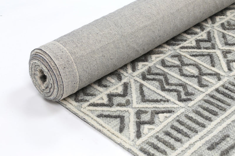 Morale Zip Grey  Rug