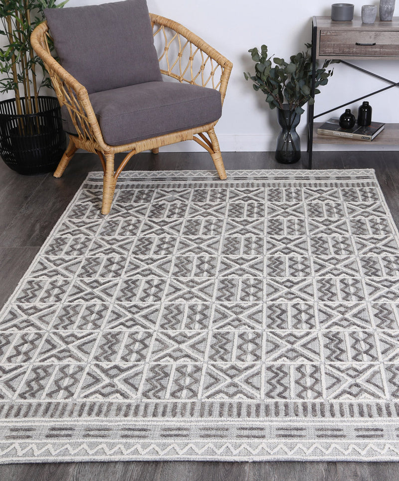 Morale Zip Grey  Rug