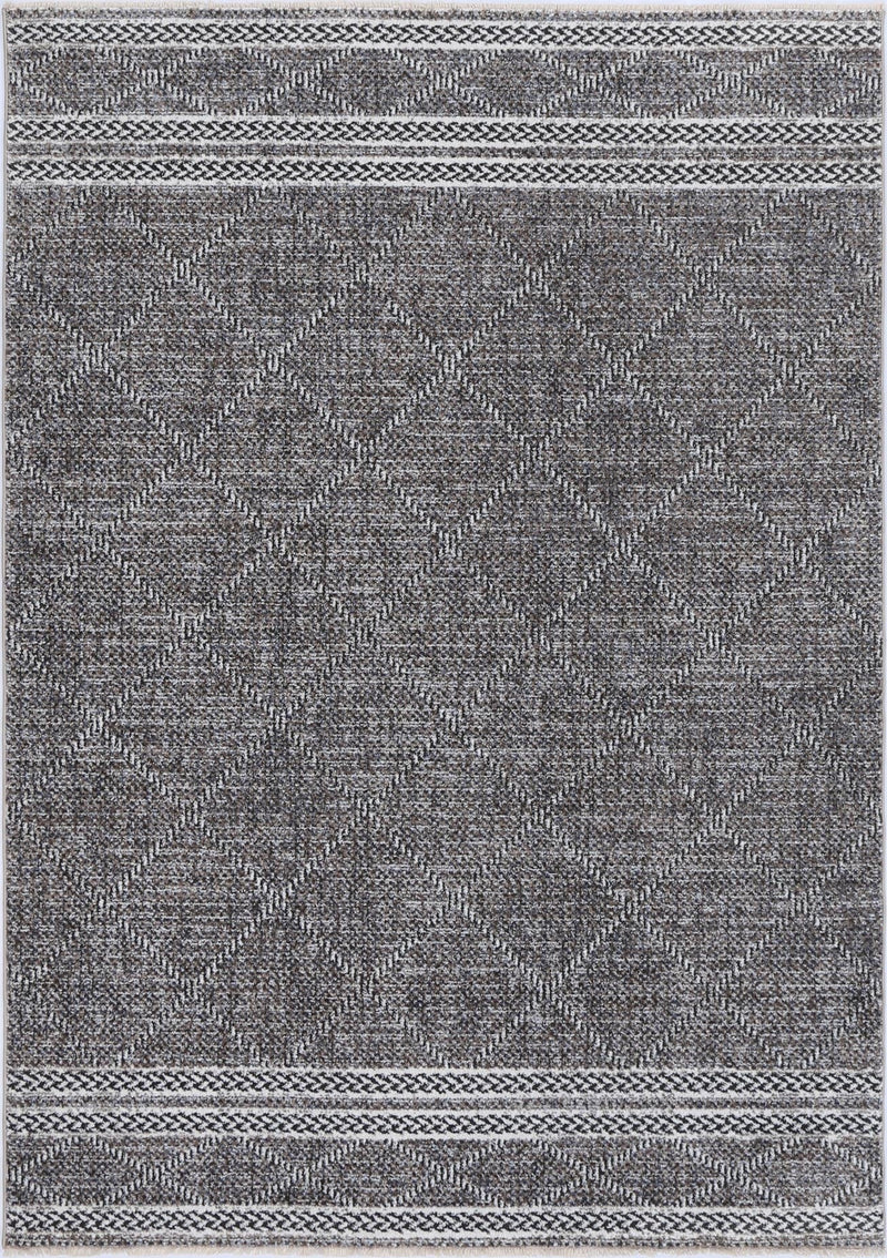 Seaport Aleph Charcoal Rug
