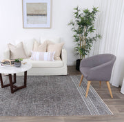 Seaport Aleph Charcoal Rug