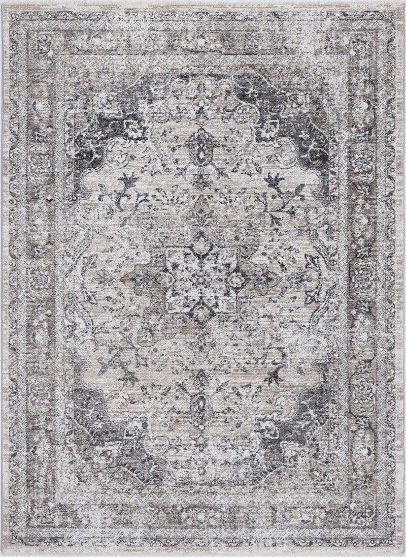 Seaport LeopardTraditional Grey Rug