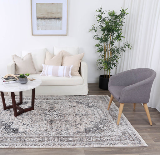 Seaport LeopardTraditional Grey Rug