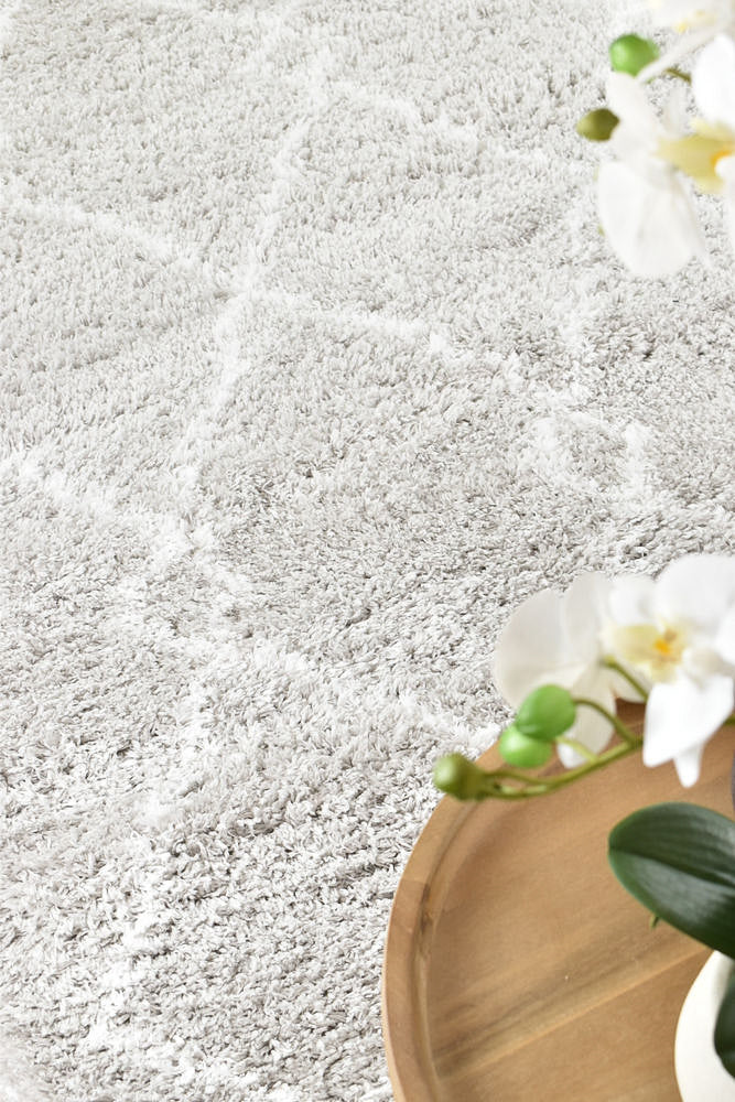 Cobi Trinket Shaggy Light Grey Rug