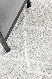 Cobi Trinket Shaggy Light Grey Rug
