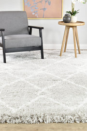 Cobi Trinket Shaggy Light Grey Rug