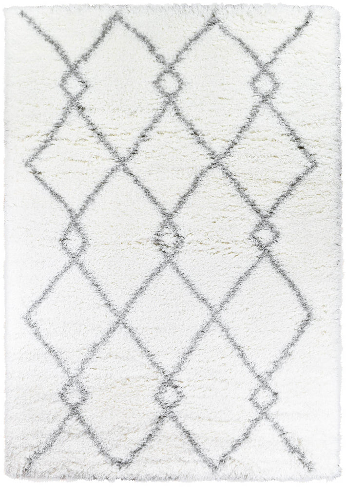 Cobi Trinket Shaggy White Rug