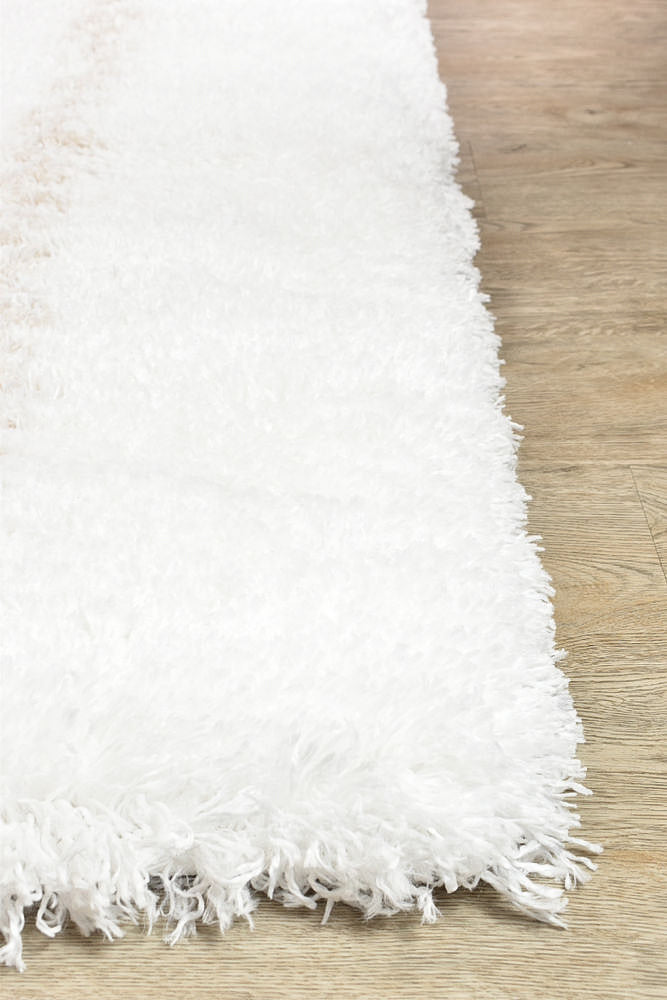Cobi Madstone Shaggy Beige White Rug