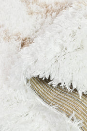 Cobi Madstone Shaggy Beige White Rug