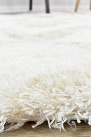 Cobi Madstone Shaggy Beige White Rug