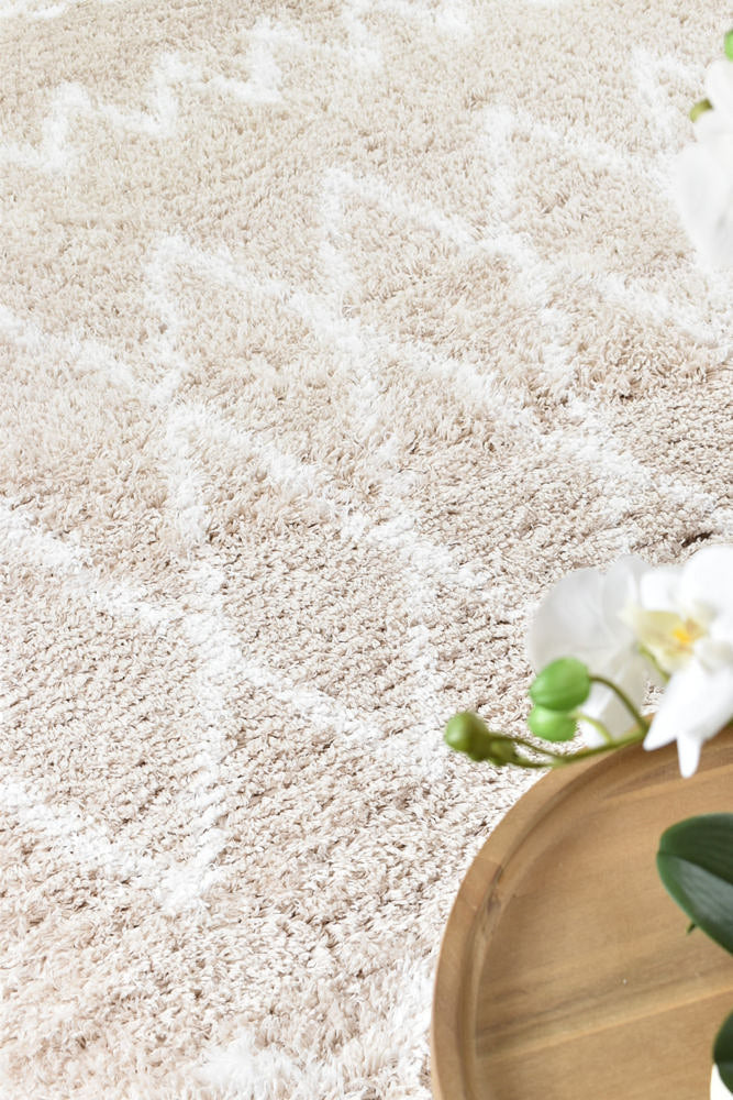 Cobi Charm Shaggy Beige Rug