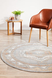 Mayday Catalan Grey Round Rug
