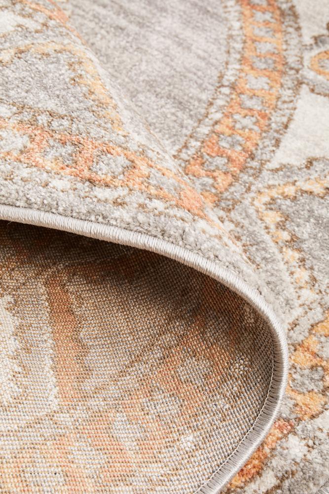 Mayday Catalan Grey Round Rug