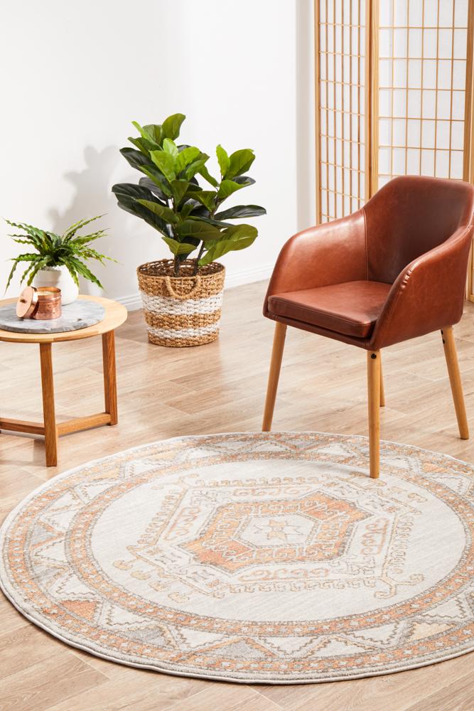 Mayday Catalan Natural Round Rug