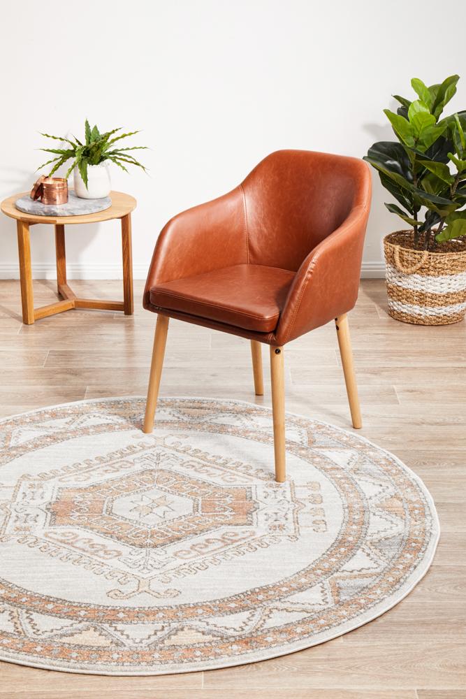 Mayday Catalan Natural Round Rug