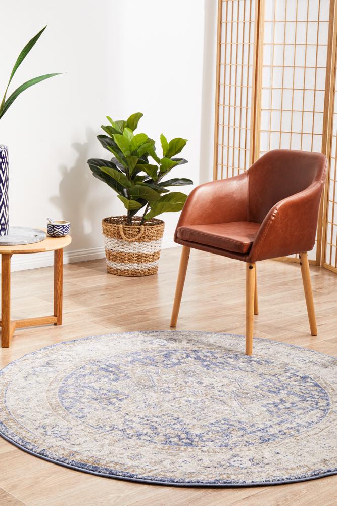 Mayday Victor Ocean Round Rug