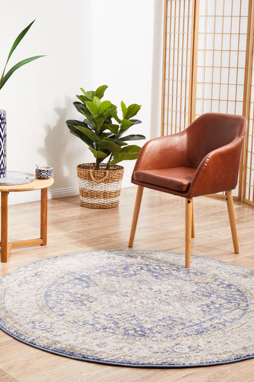 Mayday Victor Ocean Round Rug