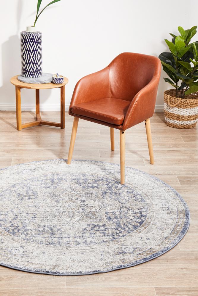 Mayday Victor Ocean Round Rug
