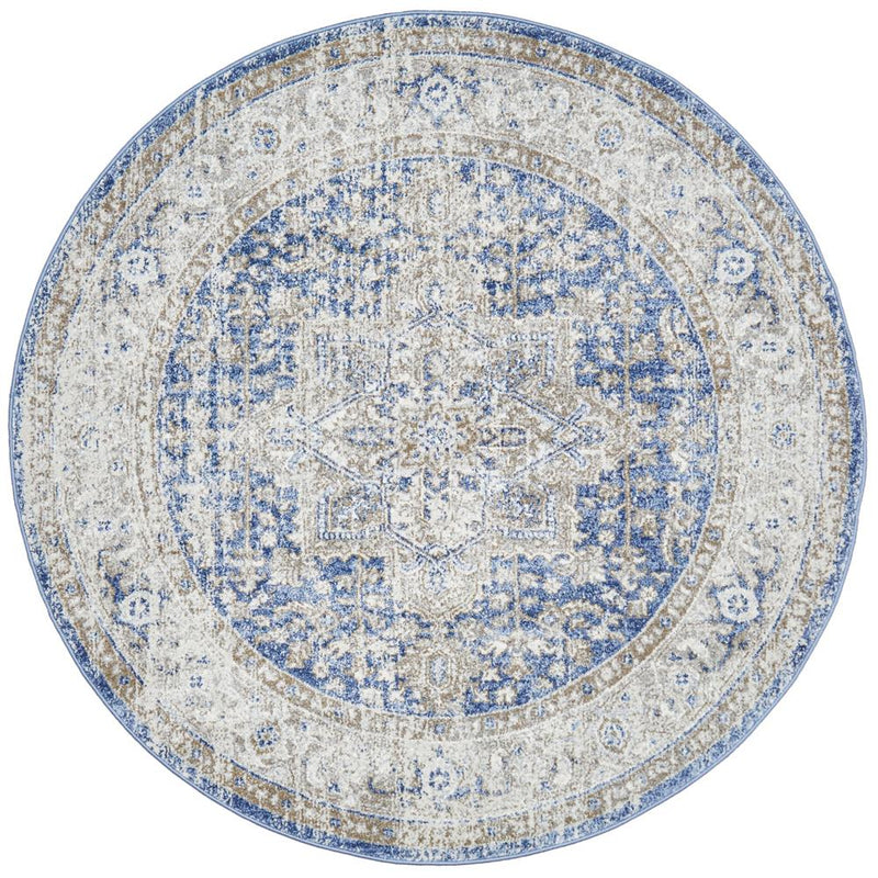 Mayday Victor Ocean Round Rug
