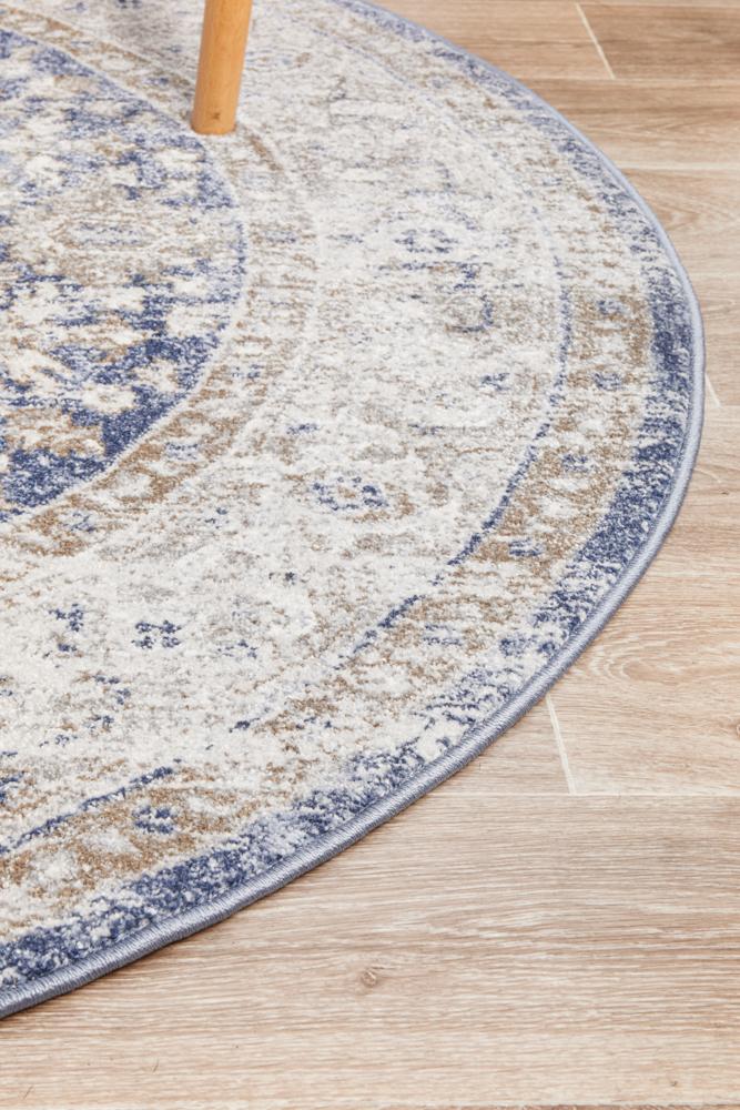 Mayday Victor Ocean Round Rug
